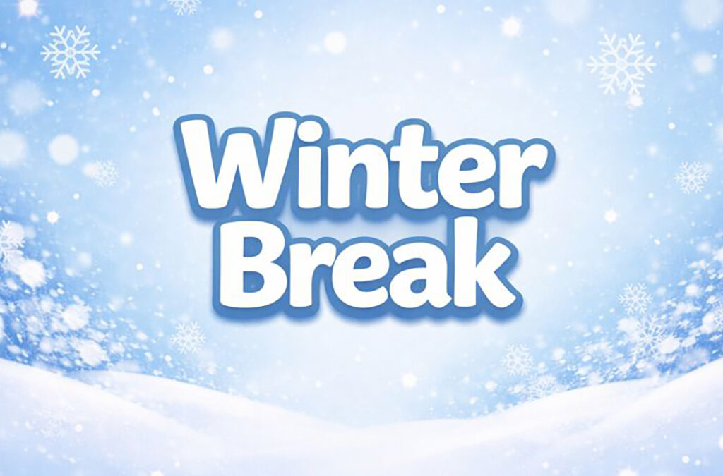 Closed For Winter Break 12/22-1/2