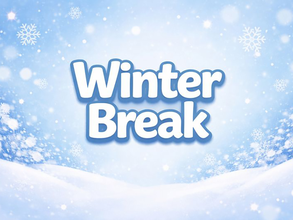 Closed For Winter Break 12/22-1/2