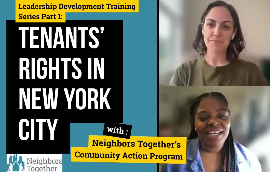 Know Your Rights: NYC Tenants’ Rights, Housing Court & Evictions
